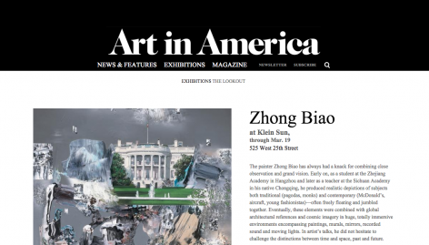 Art in America I Zhong Biao