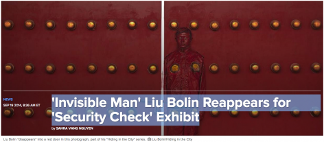 NBC News | 'Invisible Man' Liu Bolin Reappears for 'Security Check' Exhibit