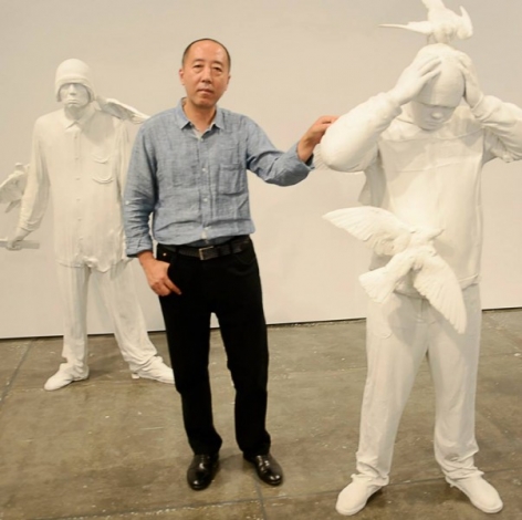 Artsy | Square by Zhang Dali at Klein Sun Gallery